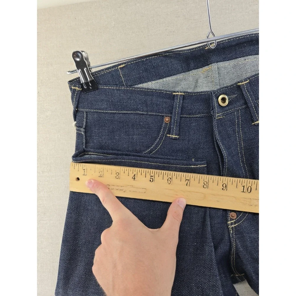 Baird Jeans Shorts Mens 30 Selvedge Jorts Raw Blue Japan Denim Slim Made in USA